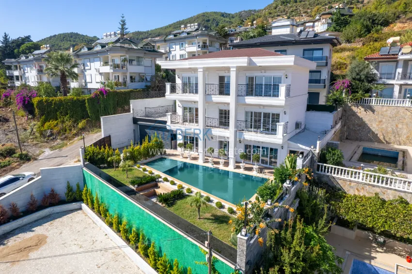 Premium Private Villa with Panoramic View - Tepe District, Alanya 3 