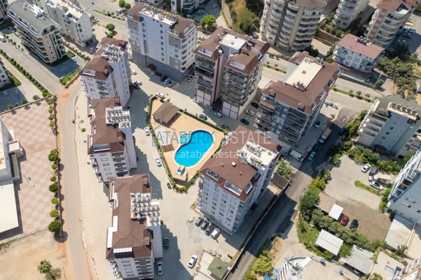 Furnished 2+1 penthouse with furniture and sea view — Avsallar, Alanya 3 