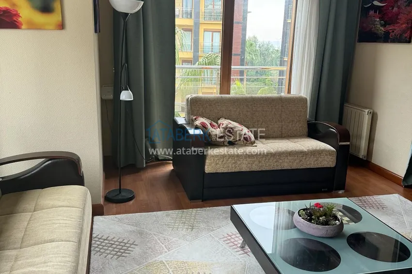 Purchase  Furnished 2+1 apartment in a prestigious complex - Alanya center, first coastline 6 