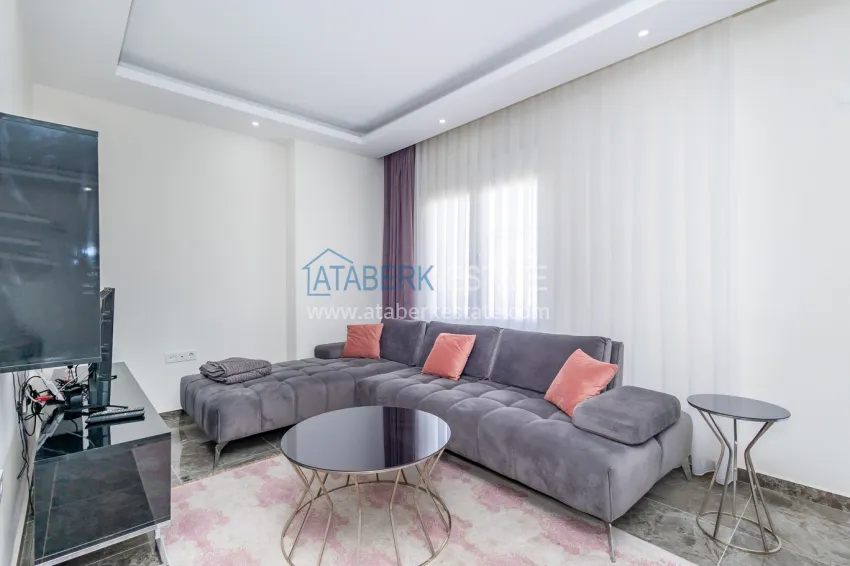 Purchase Furnished 2+1 penthouse with furniture and sea view — Avsallar, Alanya 6 