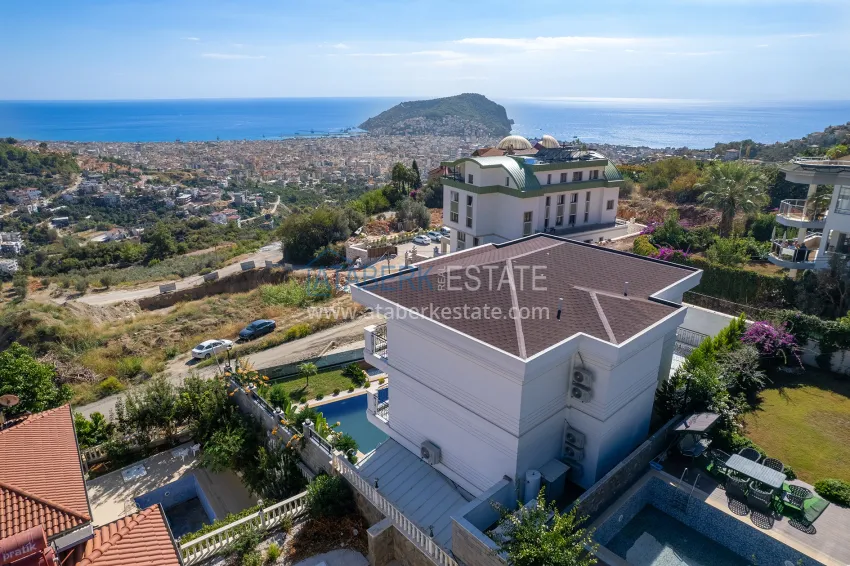 Premium Private Villa with Panoramic View - Tepe District, Alanya 8 