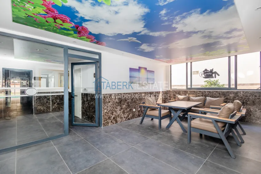 Furnished 2+1 penthouse with furniture and sea view — Avsallar, Alanya 7 