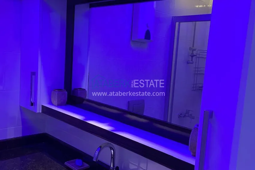 Purchase Furnished 1+1 apartment with warm floors and a glazed balcony — Mahmutlar, Alanya 7 