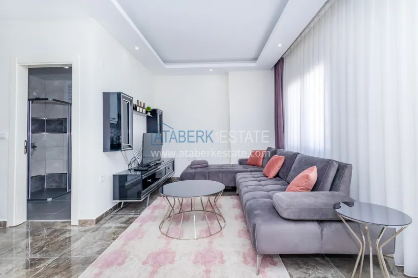 Purchase Furnished 2+1 penthouse with furniture and sea view — Avsallar, Alanya 7 