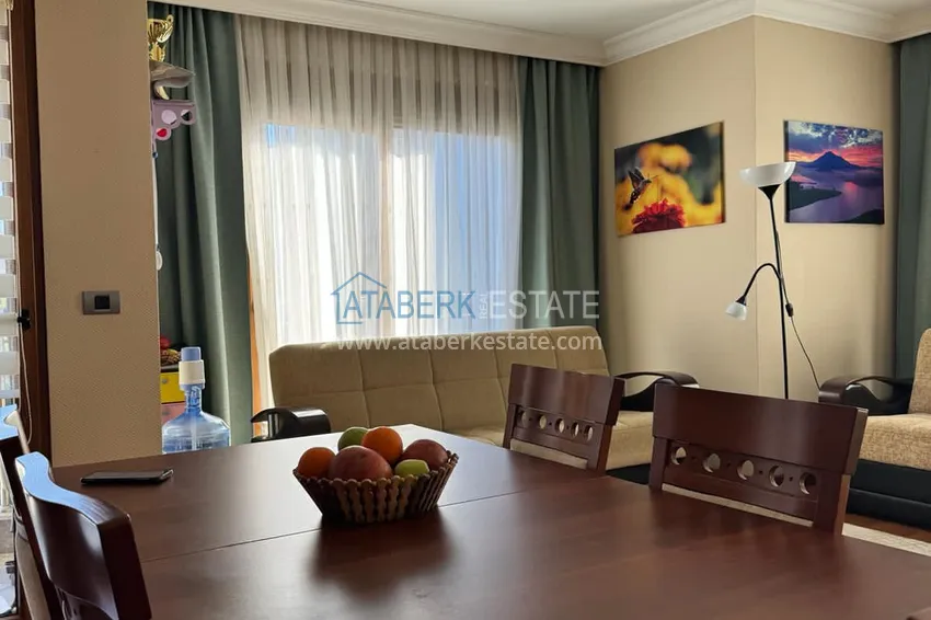 Purchase  Furnished 2+1 apartment in a prestigious complex - Alanya center, first coastline 8 