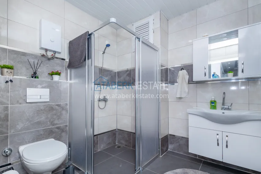 Purchase Furnished 2+1 penthouse with furniture and sea view — Avsallar, Alanya 8 