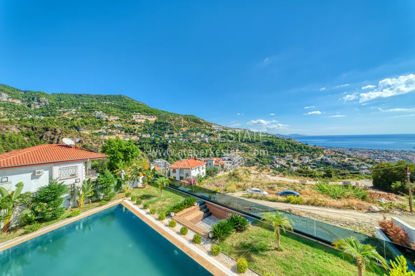 Purchase Premium Private Villa with Panoramic View - Tepe District, Alanya 101 