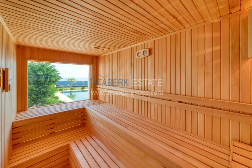 Purchase Premium Private Villa with Panoramic View - Tepe District, Alanya 103 