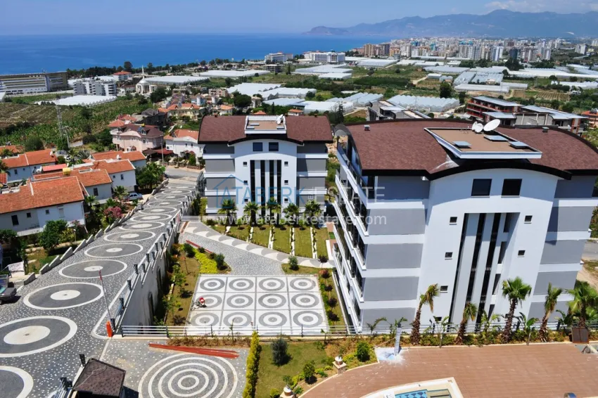 Duplex with access to the garden, furniture in a premium complex — Kargicak district, Alanya 19 