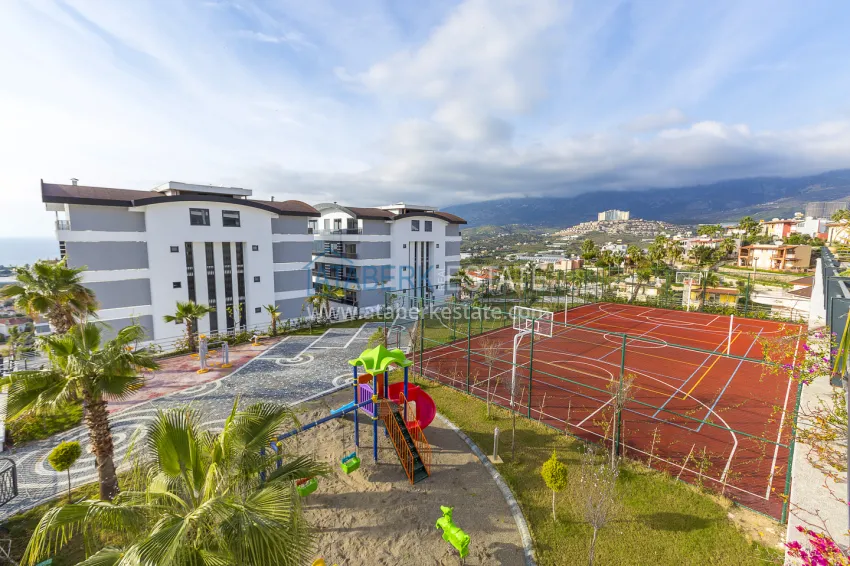 Duplex with access to the garden, furniture in a premium complex — Kargicak district, Alanya 20 