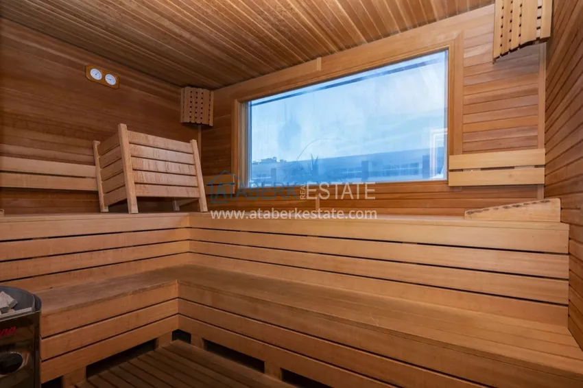 Two-bedroom apartment with furniture and mountain views in a comfortable complex — Mahmutlar, Alanya 18