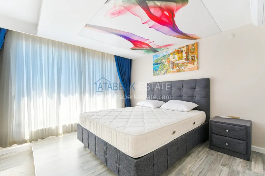 Purchase Duplex with access to the garden, furniture in a premium complex — Kargicak district, Alanya 19 