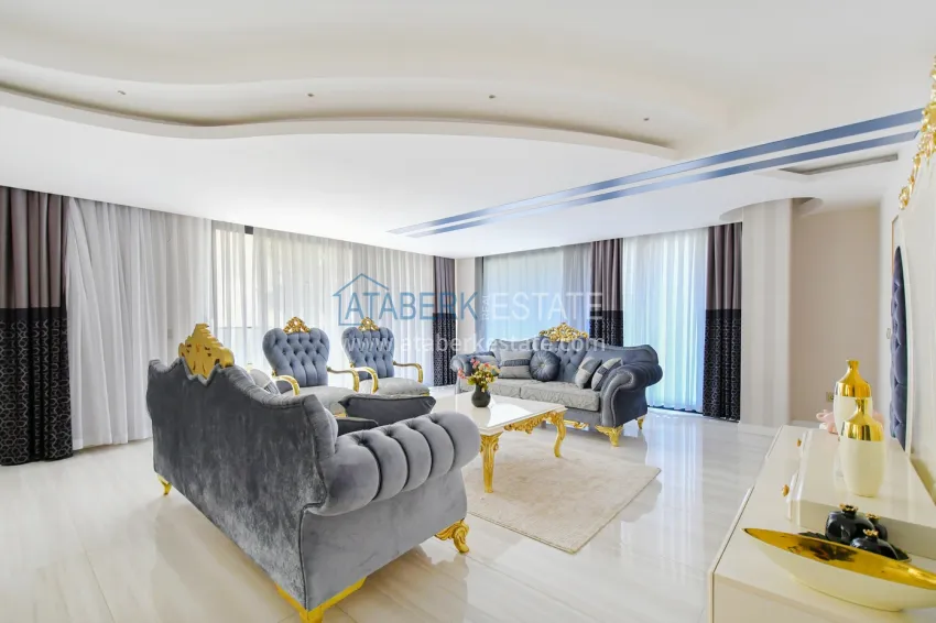 Purchase Duplex with access to the garden, furniture in a premium complex — Kargicak district, Alanya 2 