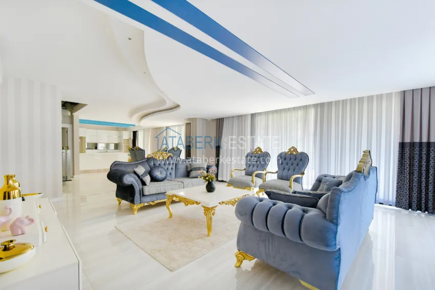 Purchase Duplex with access to the garden, furniture in a premium complex — Kargicak district, Alanya 3 