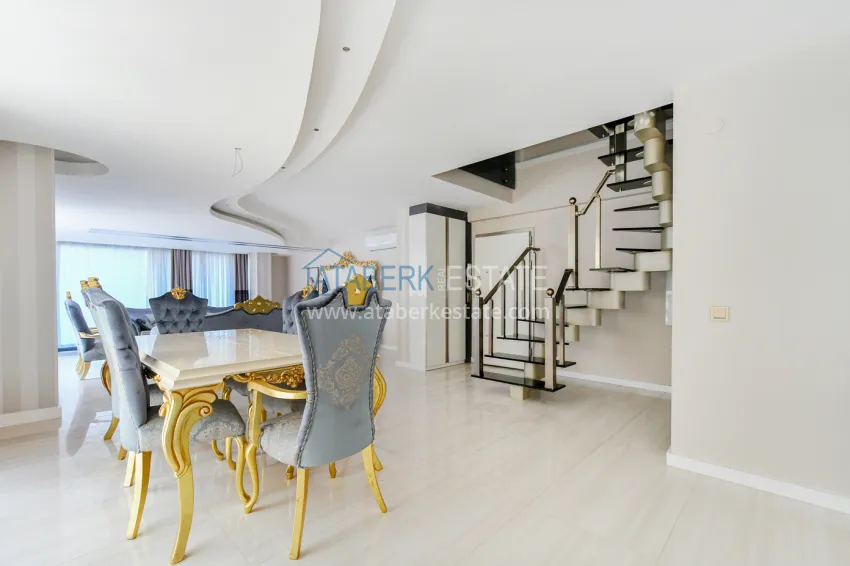 Purchase Duplex with access to the garden, furniture in a premium complex — Kargicak district, Alanya 8 