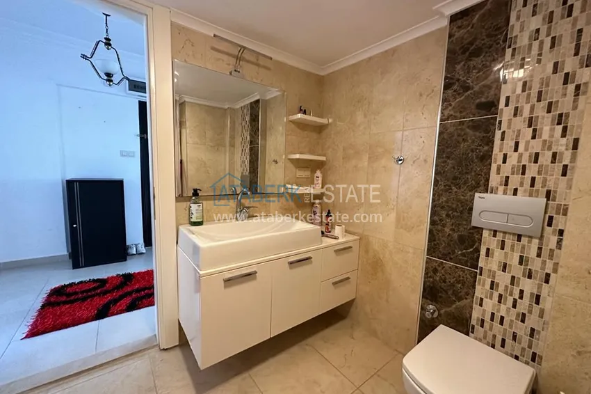 Purchase  2+1 apartment with furniture and mountain views in an urban-type complex — Oba district, Alanya 9 