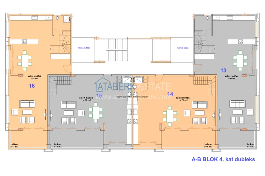 Buy cheap Finely finished duplex penthouse with the right to citizenship - Kargicak, Alanya 1 