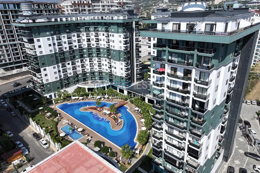 Furnished one-bedroom apartment in a complex with hotel infrastructure — Alanya, Mahmutlar 1 