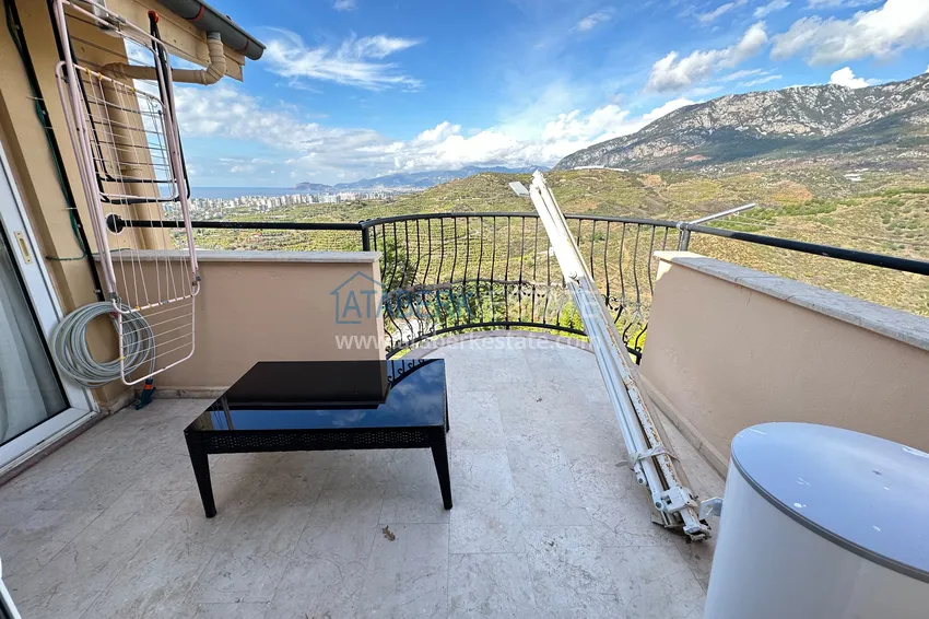 Purchase  Two-level apartment in villa format with sea and mountain views — Alanya, Mahmutlar 22 
