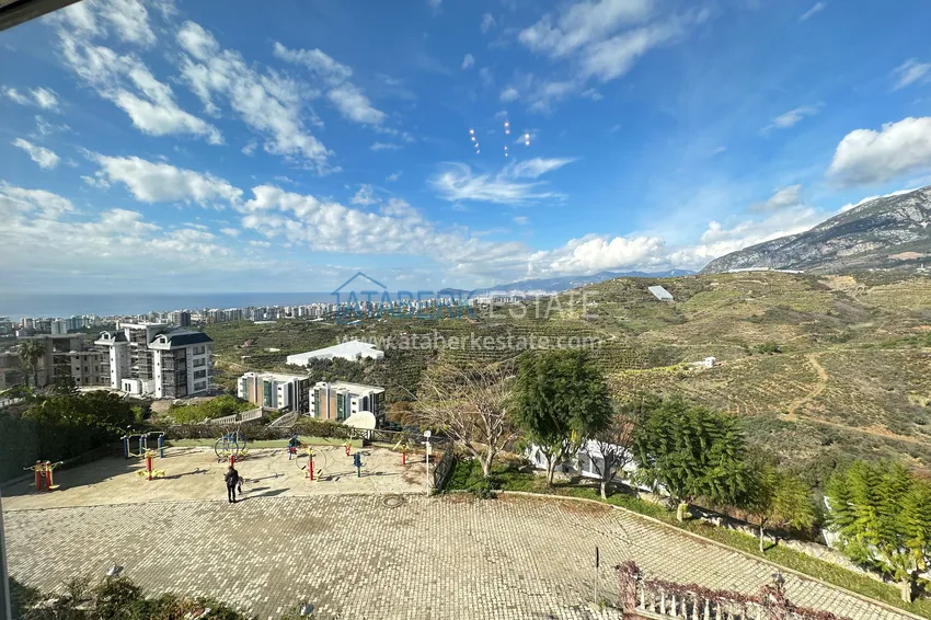 Purchase  Two-level apartment in villa format with sea and mountain views — Alanya, Mahmutlar 24 