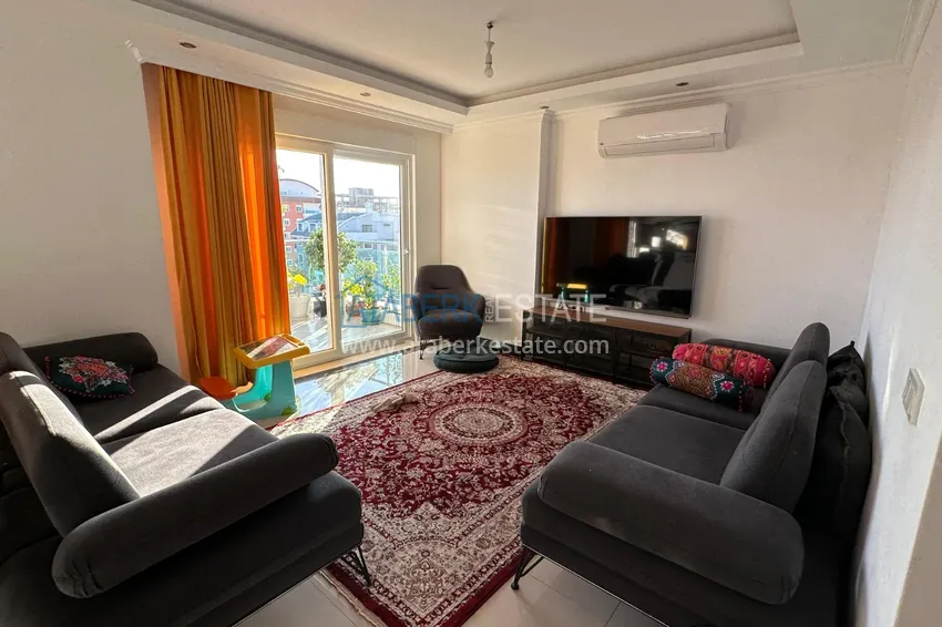 Purchase Penthouse with sea view 200 meters from the beach — Alanya, Mahmutlar 2 