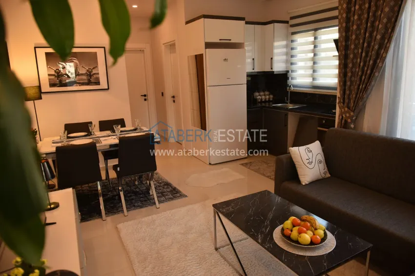 Purchase  1+1 apartment with designer interior — Alanya, Mahmutlar 1 