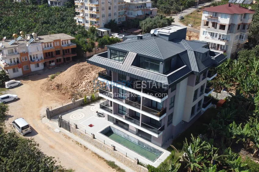 Panoramic duplex penthouse in a boutique complex — Alanya center, Cleopatra beach area 3 