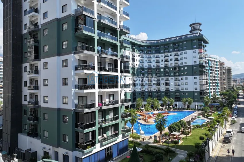 Furnished one-bedroom apartment in a complex with hotel infrastructure — Alanya, Mahmutlar 3 