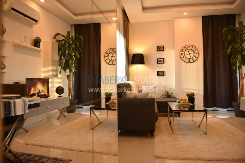 Purchase  1+1 apartment with designer interior — Alanya, Mahmutlar 2 