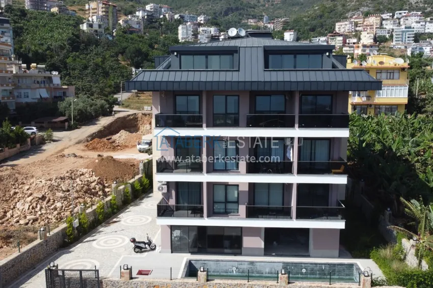 Panoramic duplex penthouse in a boutique complex — Alanya center, Cleopatra beach area 4 