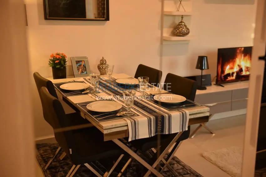 Purchase  1+1 apartment with designer interior — Alanya, Mahmutlar 4 