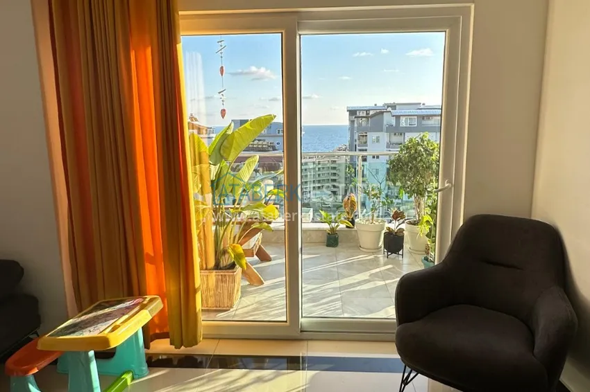 Purchase Penthouse with sea view 200 meters from the beach — Alanya, Mahmutlar 5 