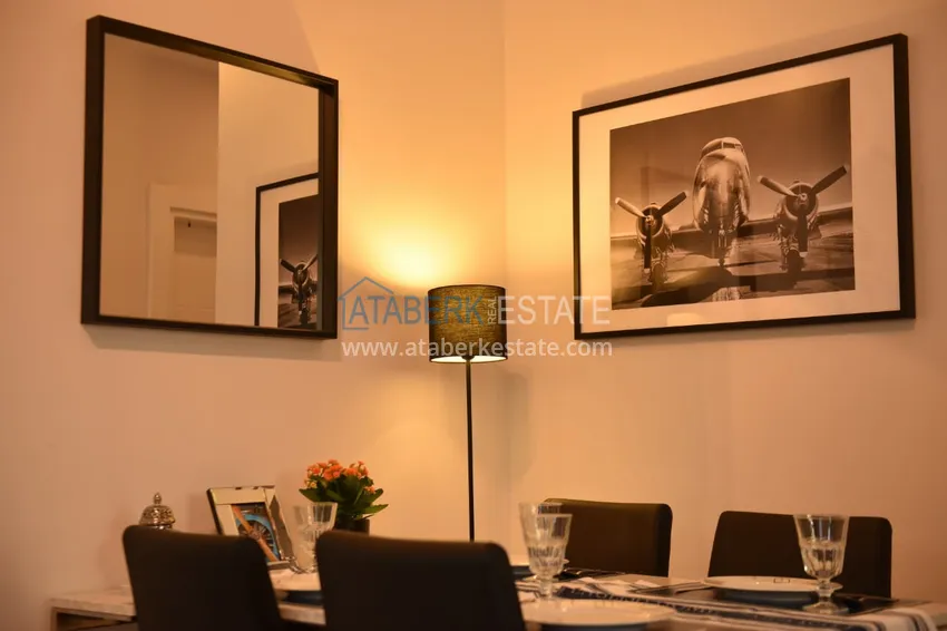 Purchase  1+1 apartment with designer interior — Alanya, Mahmutlar 5 