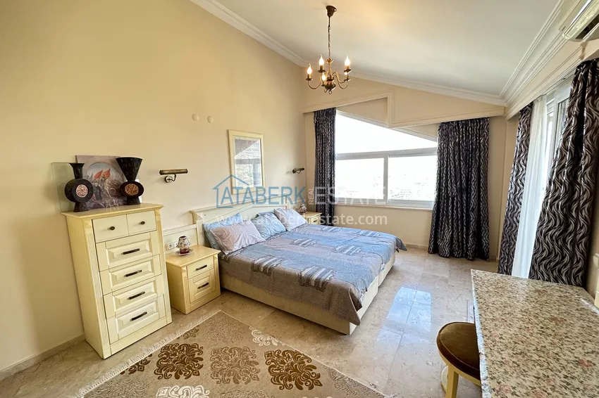 Purchase  Two-level apartment in villa format with sea and mountain views — Alanya, Mahmutlar 8 