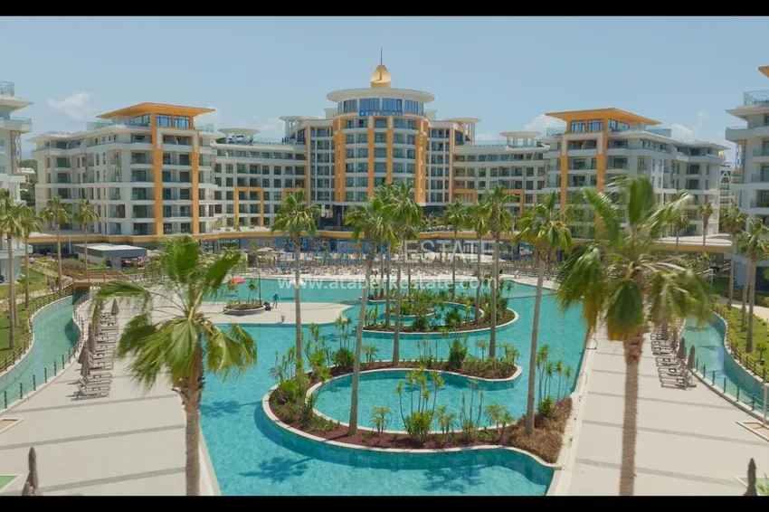 2+1 apartment from an investor in a complex hotel under construction, Turkler district — Alanya 13 