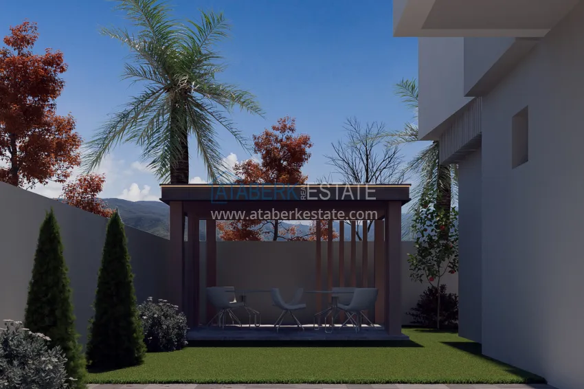 A new residential complex under construction in the central part of Antalya — Yildiz district 8 