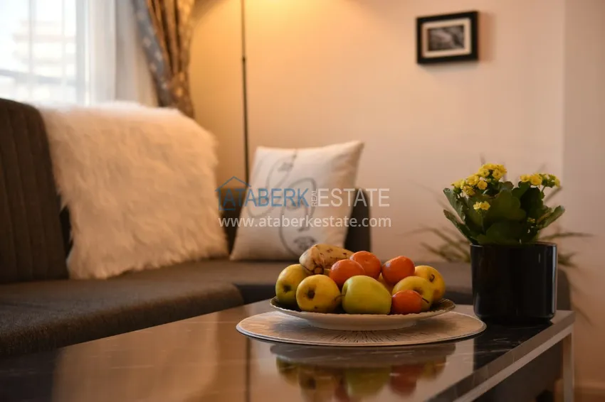 Purchase  1+1 apartment with designer interior — Alanya, Mahmutlar 7 