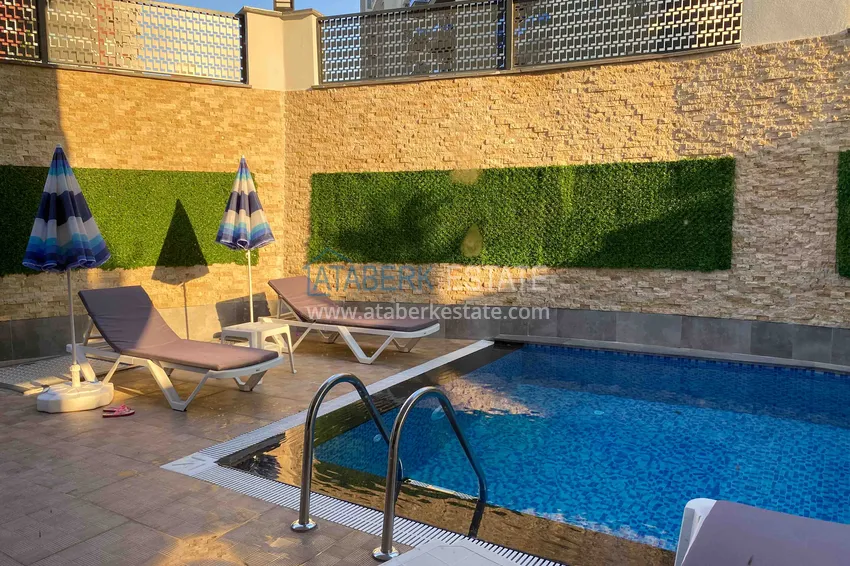 1+1 apartment with designer interior — Alanya, Mahmutlar 11 