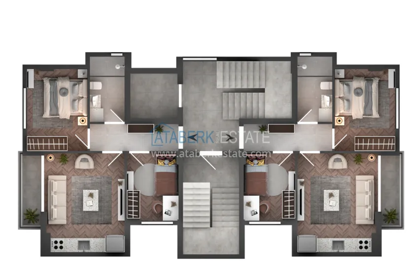 Buy cheap A new residential complex under construction in the central part of Antalya — Yildiz district 9 