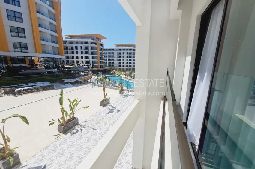 Purchase Furnished 2+1 XL apartment with laundry in a luxury complex — Alanya, Turkler. Suitable for a residence permit 22 