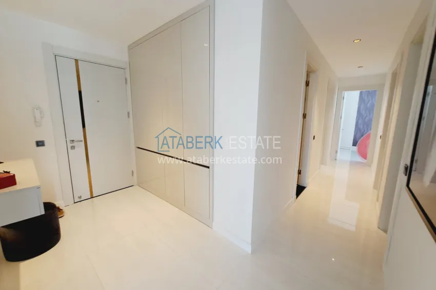 Purchase Furnished 2+1 XL apartment with laundry in a luxury complex — Alanya, Turkler. Suitable for a residence permit 2 