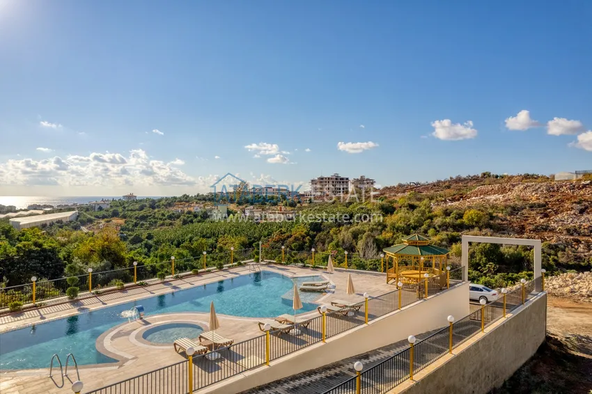 Affordable primary property with sea view - Kestel district, Alanya 14