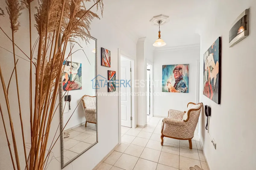 Purchase  Apartment 2+1 with furniture, suitable for a residence permit — Alanya, Oba district, 350 meters from the sea 1 