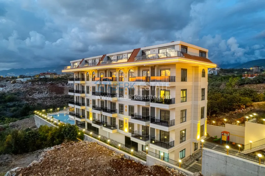 Furnished apartment with new furnishings - Kestel, Alanya 6 