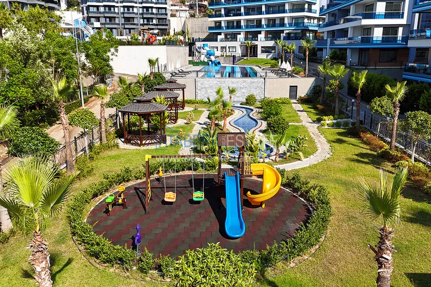 Panoramic penthouse with citizenship rights - from the developer, Kargicak district, Alanya 14 