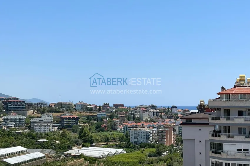 Purchase  Alanya secondary market - 1+1 apartment with furniture and mountain views, Tosmur district. Suitable for a residence permit 13 