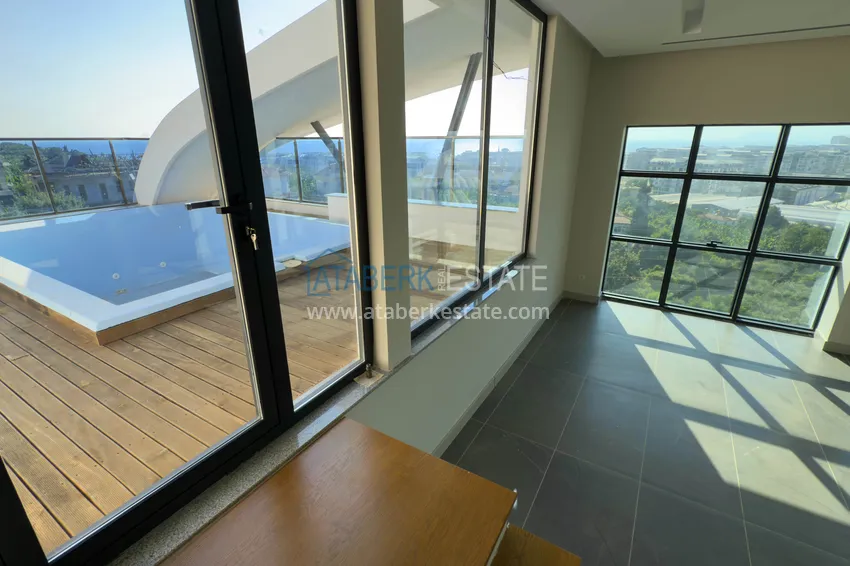 Purchase Panoramic penthouse with citizenship rights - from the developer, Kargicak district, Alanya 18 