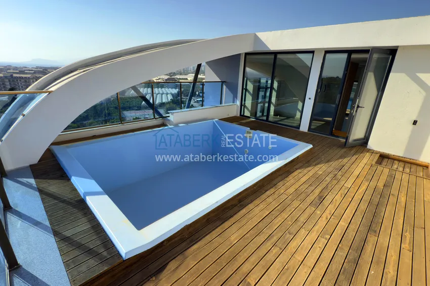 Purchase Panoramic penthouse with citizenship rights - from the developer, Kargicak district, Alanya 19 