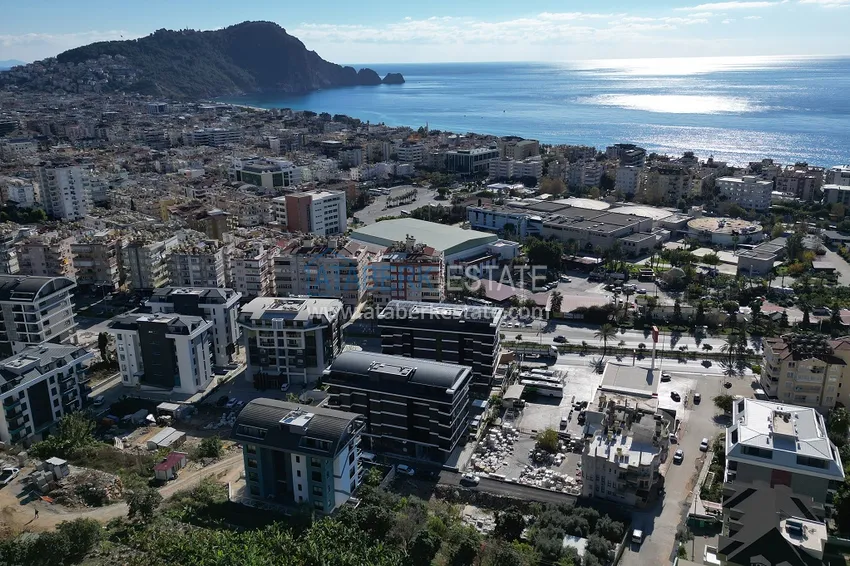 Rent 1+1 with furniture in the center of Alanya — only 450 meters from Cleopatra Beach B15 1 
