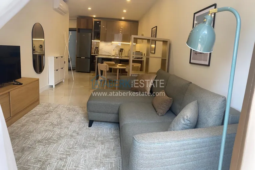 Purchase  Rent 1+1 with furniture in the center of Alanya — only 450 meters from Cleopatra Beach B15 1 